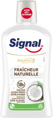 Signal Bain de Bouche Antibactérien Integral 8 Nature Elements Fraîcheur Naturelle 500ml