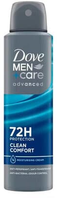 Dove Men+ Care Advanced Clean Comfort Antitranspirant Deodorant Spray