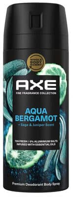 AXE Fine Fragrance Collection Premium Deodorant Bodyspray Aqua Bergamot 150 ml