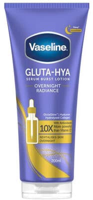 Vaseline Gluta-Hya Overnight Radiance Serum Burst Lotion