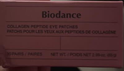 Biodance Collagen Peptide Eye patches
