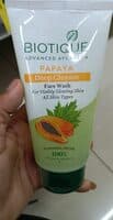 BIOTIQUE Advanced Ayurveda Papaya Deep Cleanse Face Wash