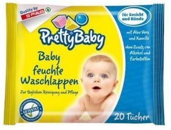 Pretty Baby Feuchte Waschlappen