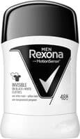 REXONA MEN Stick Anti-Transpirant Invisible Black & White 50ml