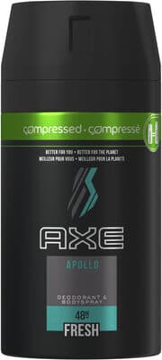 AXE Déodorant Homme Spray Compressé Apollo Frais 48h