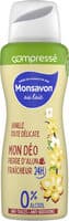 Monsavon Déodorant Femme Spray Compressé Vanille Toute Délicate 100ml