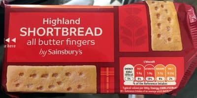 SHORTBREAD all butter fingers