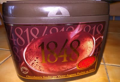 Chocolat en poudre Poulain 1848