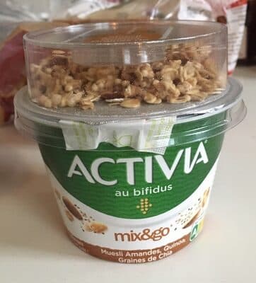 Activia Mix&Go Muesli Amandes Quinoa Graines de Chia