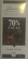 EXCELLENCE 70% CACAO DARK-NOIR Dark chocolate