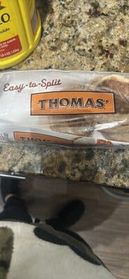 100% Whole Wheat English Muffin