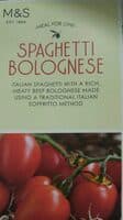 Spaghetti bolognese