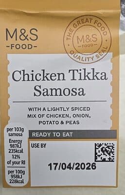 Chicken Tikka Samosa
