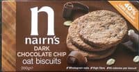 Dark Chocolate Chip Oat Biscuits