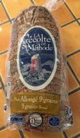 Pain de blé blanc 9 grains / 9 grains white bread