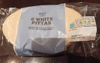 6 White Pitas