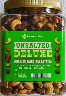 Unsalted Deluxe Mixed Nuts