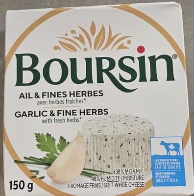 GARLIC & FINE HERBS SPREADABLE GOURMET CHEESE