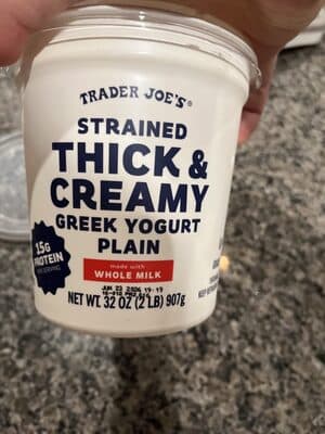 STRAINED THICK & CREAMY GREEK YOGURT PLAIN