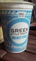 Greek Style Yogurt Unsweetened