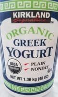 organic GREEK YOGURT plain
