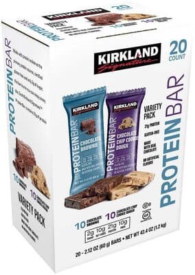 Protein Bar Variety Pack - Chocolate Brownie & Chocolate Chip Cookie Dough