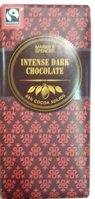 Intense Dark Chocolate 85% Cocoa Solids