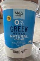 0% Greek Style Natural Yogurt