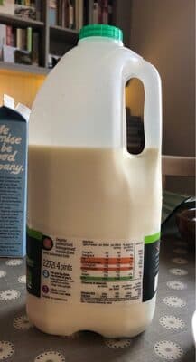 Semi skimmed british milk