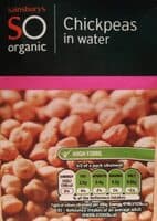 Chickpeas in water