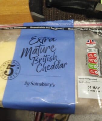 Extra mature British Cheddar
