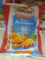 Petites Madeleines -30% de sucres
