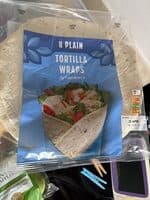 8 Plain Tortilla Wraps