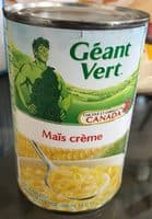 Cream Style Corn