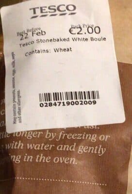 Tesco Stonebaked White Boule