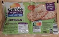 Campagnard Sans gluten et sans lactose