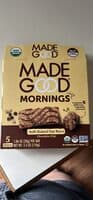 ORGANIC SOFT BAKED OAT BARS chocolate chip