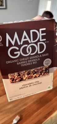 Pépites de chocolat Barres Granola