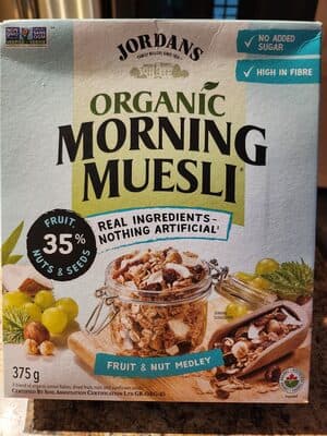 Organic Morning Muesli Fruit & Nut Medley