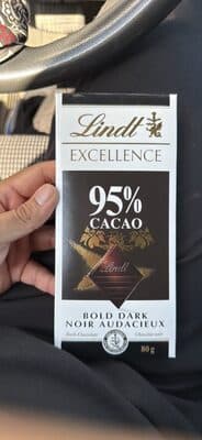 Lindt 95% cacao bold dark chocolate
