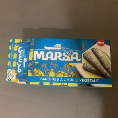 Sardine à l’huile végétale