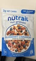 nut granola blueberry cinnamon