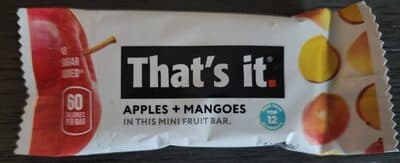 APLES + MANGOES MINI FRUIT BAR