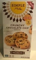 Crunchy Almond Flour Cookies Chocolate Chip