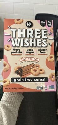 Three Wishes grain free cereal