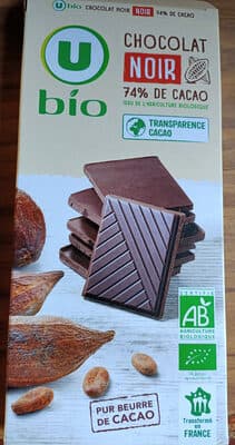 Chocolat noir 74% de cacao