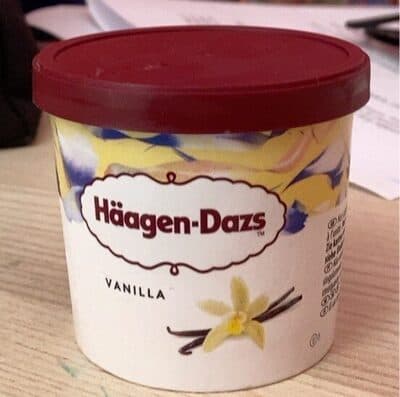 Glace vanilla