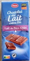 Chocolat au lait extra fin
