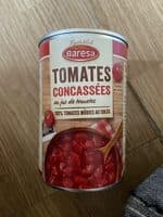 Gehackte Tomaten in Tomatensaft