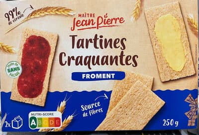 Tartines craquantes Froment